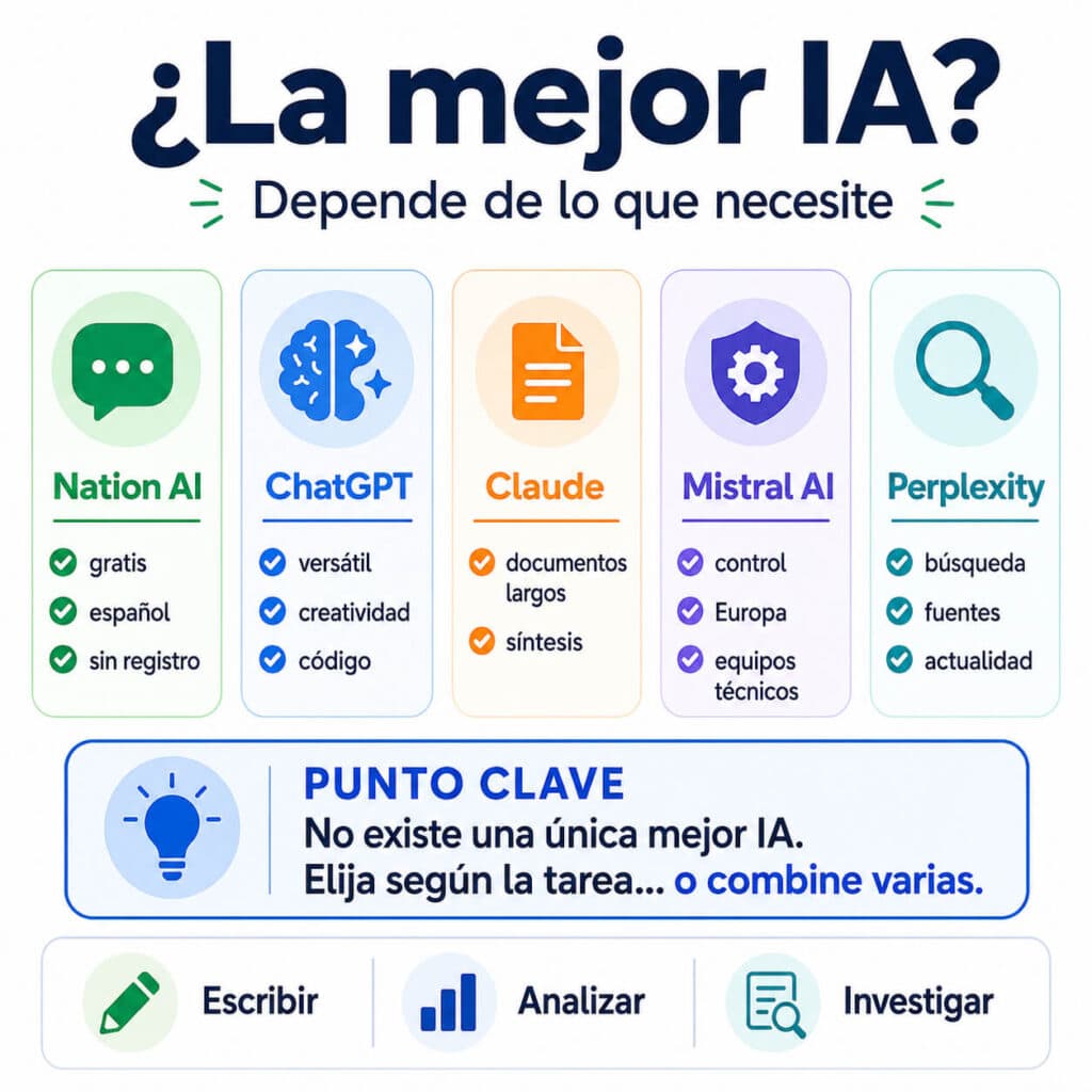 la mejor IA