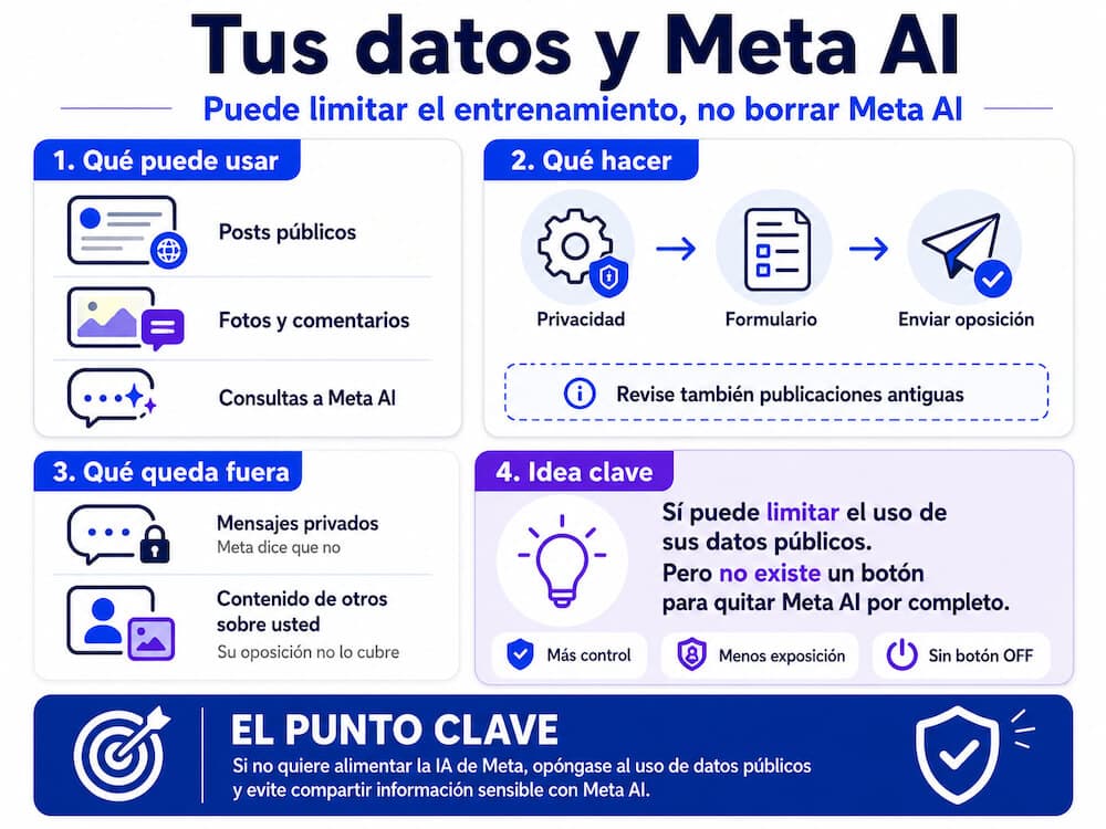 Tus datos y Meta AI