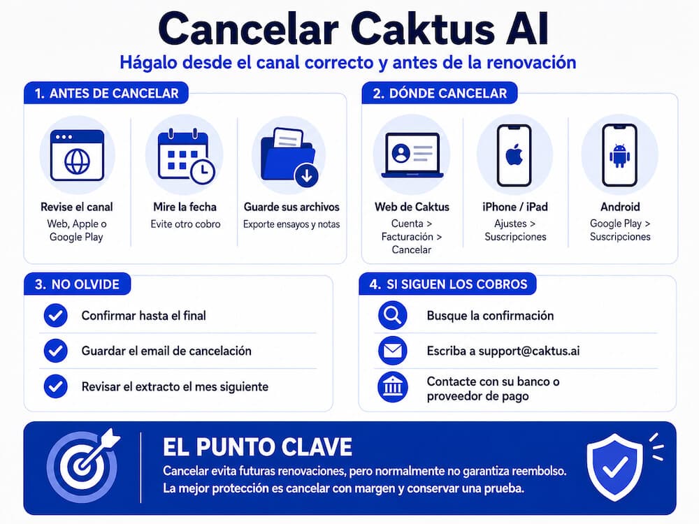 Cancelar Caktus AI